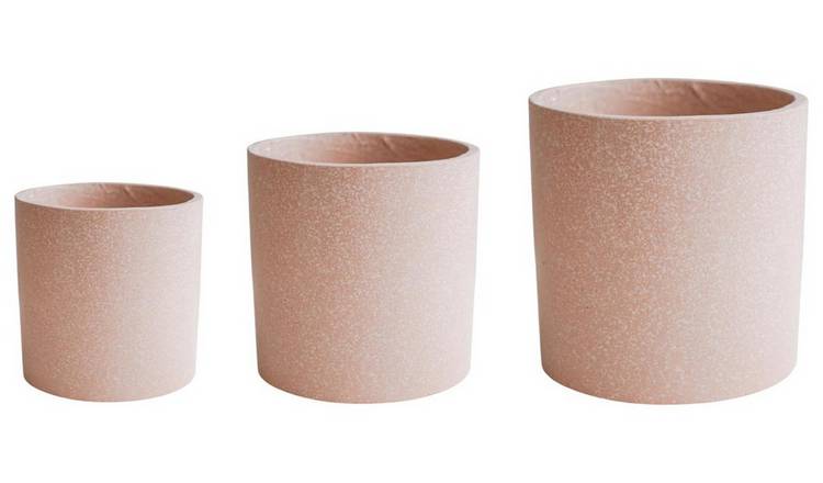 Ivyline Valetta Terrazzo Planter Set of 3