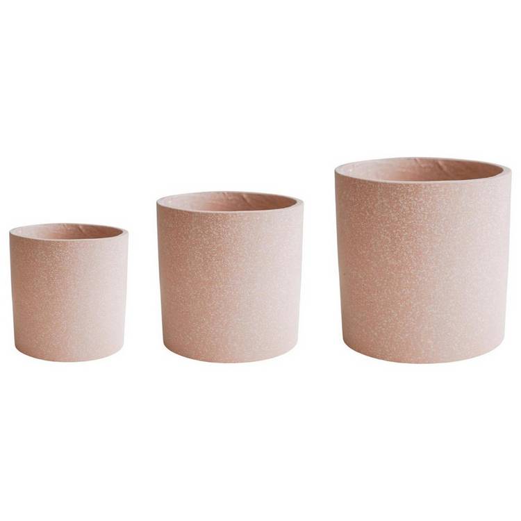 Ivyline Valetta Terrazzo Planter Set of 3 0