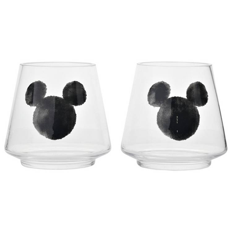Disney Mickey Mouse Shaped Candle Holders - Set of 2 0