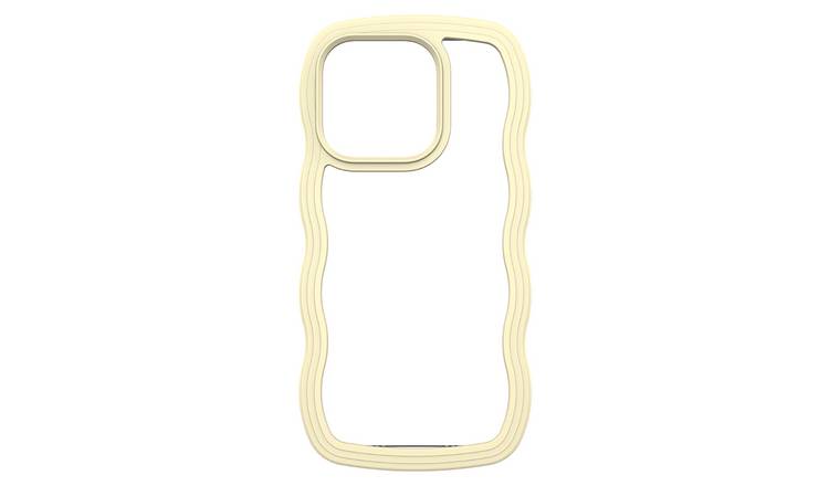 Proporta iPhone 15 Pro Wavy Phone Case - Cream