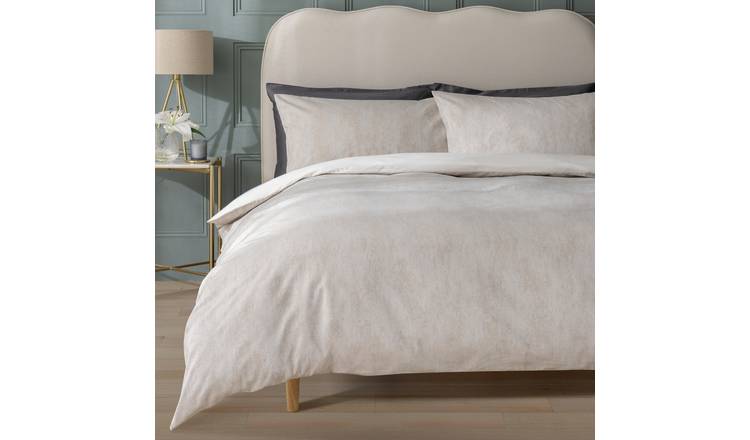 Habitat Metallic Jacquard Cream Bedding Set - Single