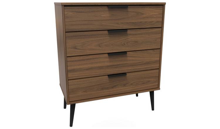 Welcome Bergen 4 Drawer Chest - Walnut