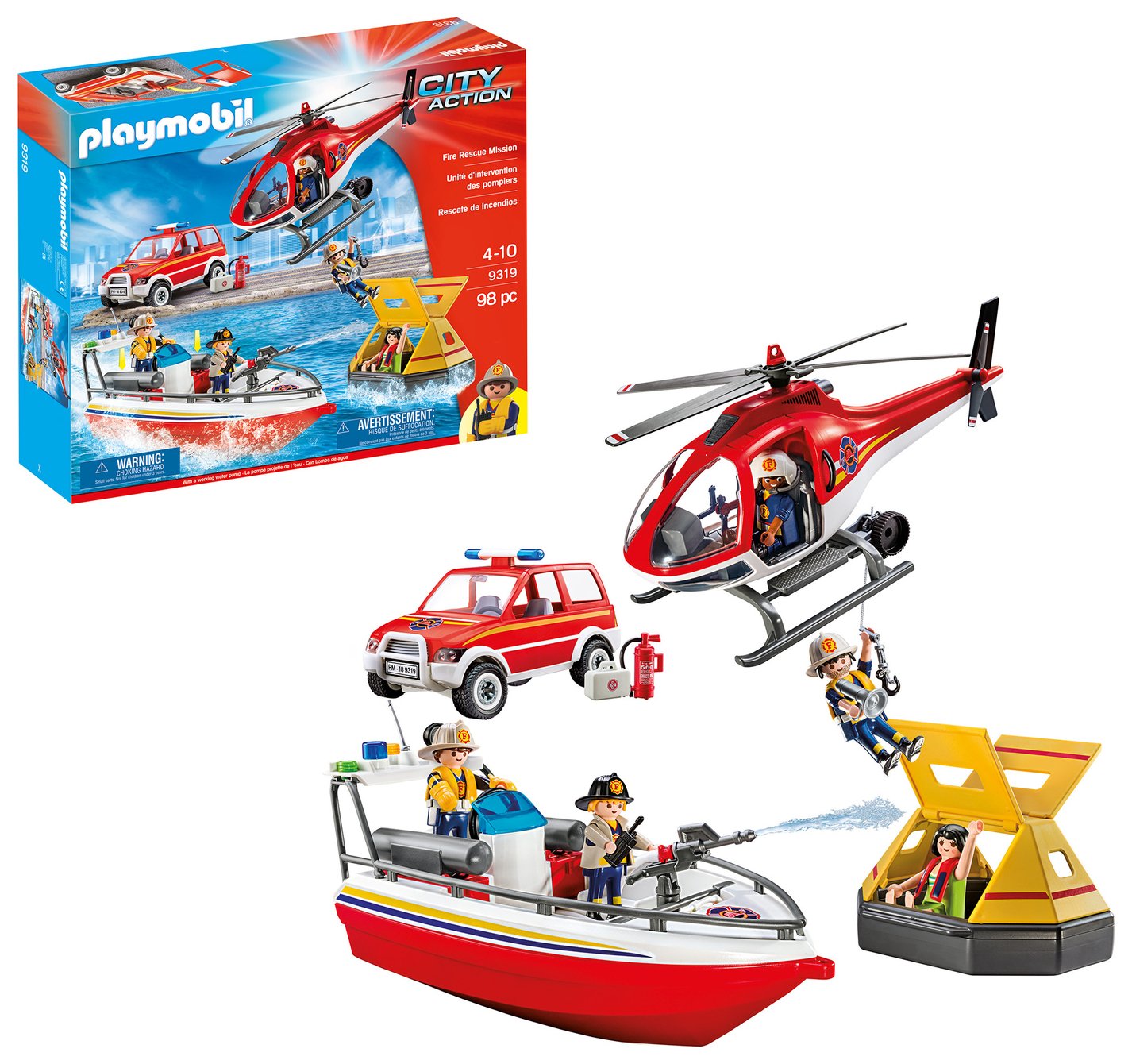 Playmobil 9319 City Action Fire Rescue Mission Playset review