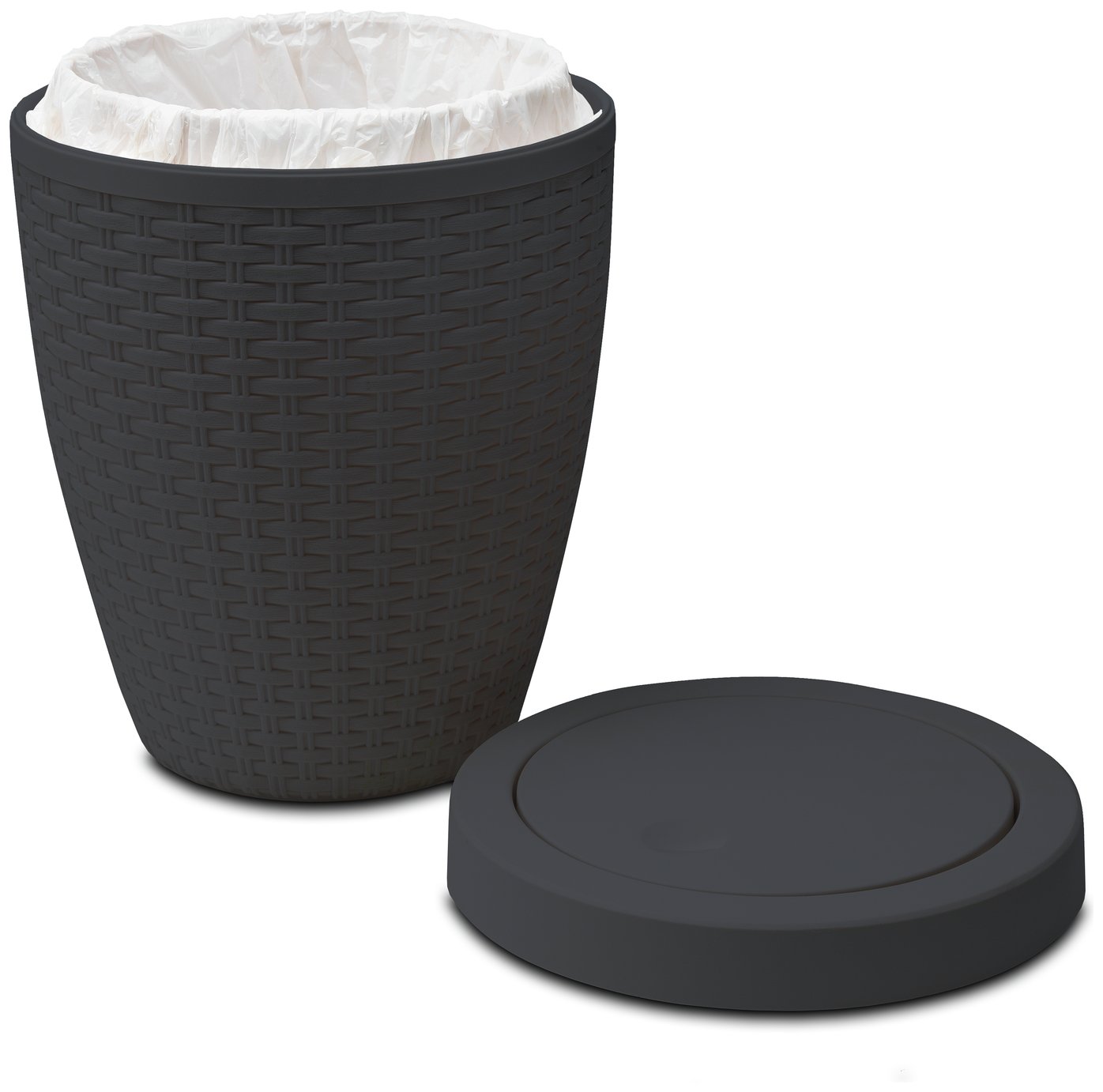 Addis Eco Bassine Ronde 7,7 L – 100% Plastique Recyclé, Gris Clair, Idéale Pour Vaisselle, Lessive Et Évier Rond