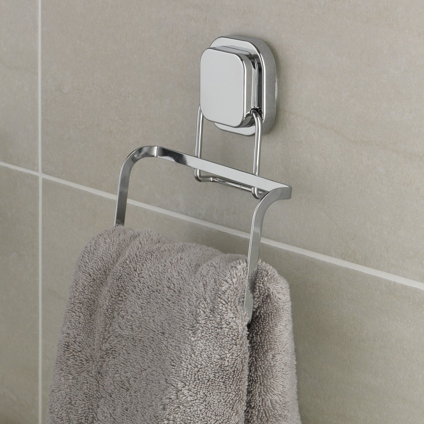 Argos Home Flat Plate Suction Towel Ring Review