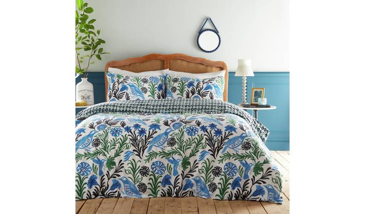 furn Alentjo Ocean Blue Bedding Set - King size