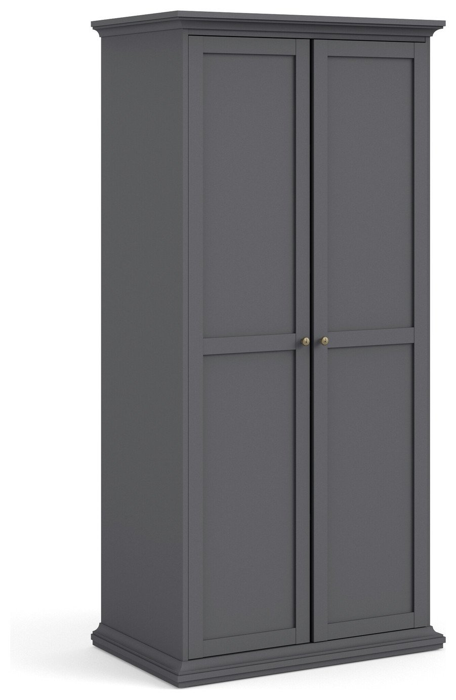 Tvilum Paris 2 Door Wardrobe - Grey