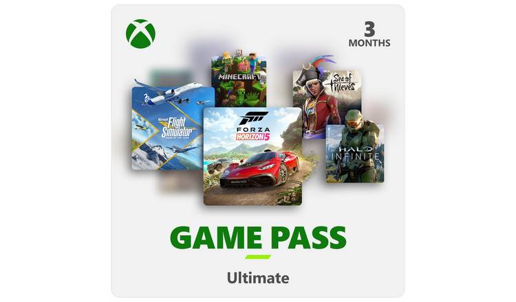 Buy Xbox Game Pass Ultimate 3 Month Digital Download, Gift cards