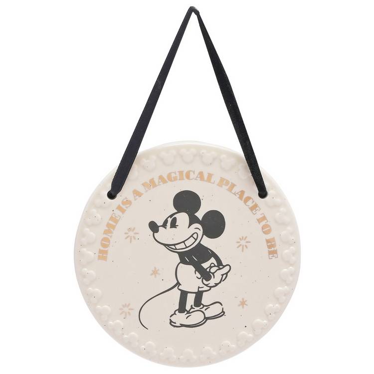 Disney Mickey Mouse Ceramic Home Plaque 0