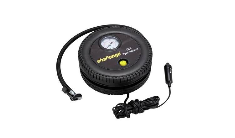 Buy Challenge 12V Analogue Tyre Inflator Car tyre inflators and air compressors Argos