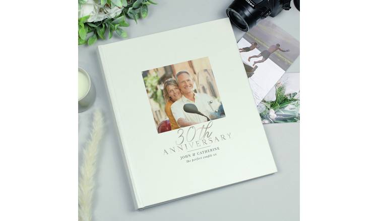 Personalised Message 30th Anniversary Photo Album