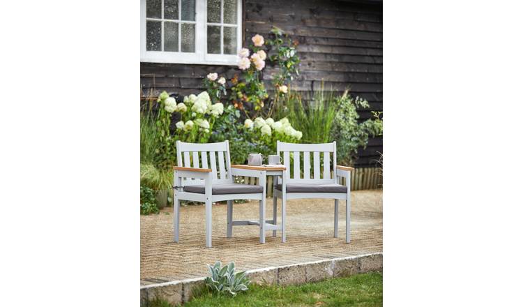 Buy Argos Home Wooden Duo Love Seat Garden Chairs And Sun Loungers Argos