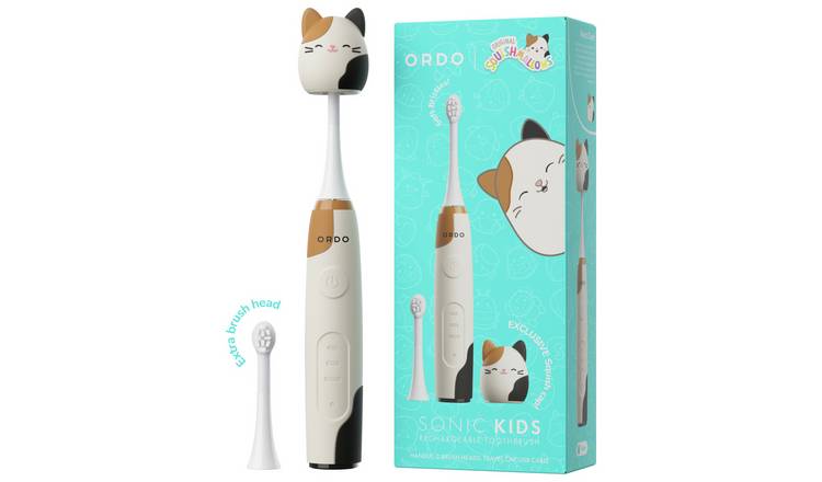 Ordo Sonic Kids Squishmallows Electric Toothbrush - White