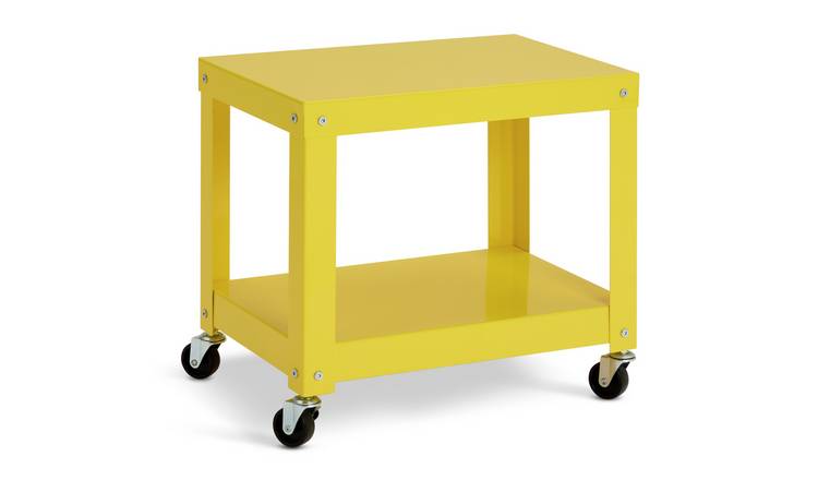 Habitat Archie 2 Tier Bedside Table - Yellow