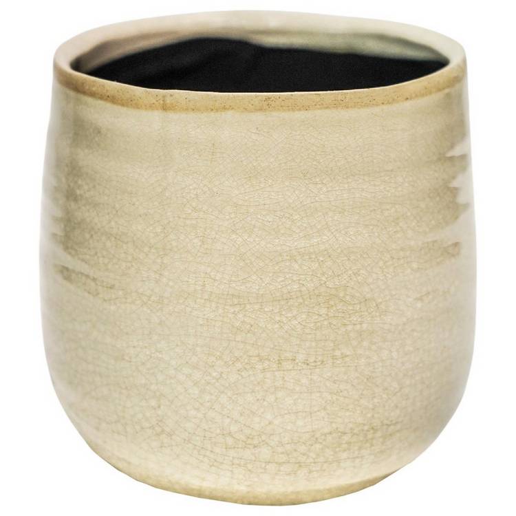 Ivyline Planter Pot Como Ceramic - Ivory 0
