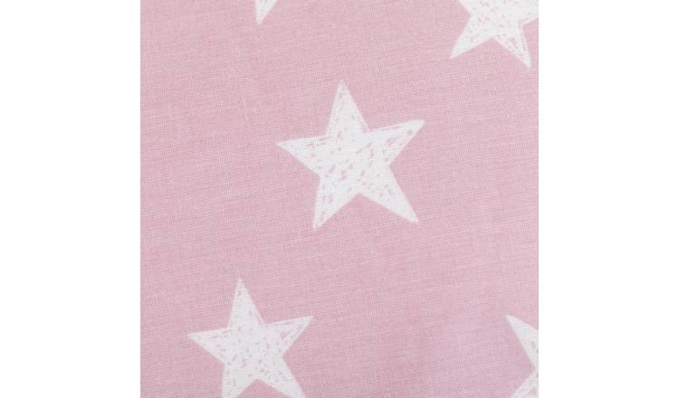 Pink star store bedding single