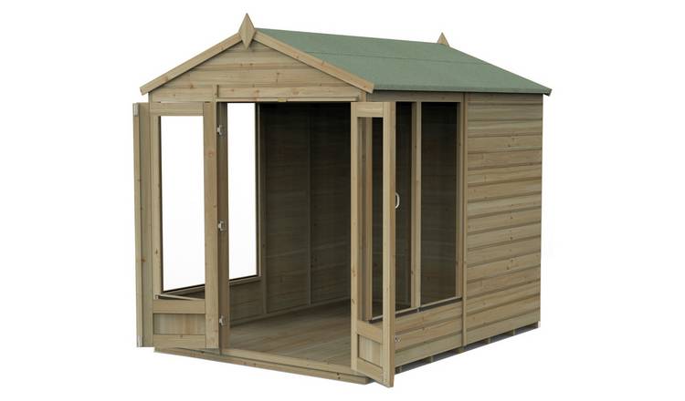 Forest Beckwood Shiplap Apex Summerhouse - 6 x 8ft