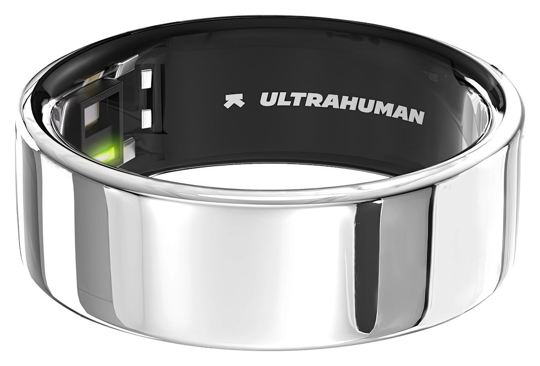 Ultrahuman Ring AIR Bluetooth Smart Ring Space Silver - 14