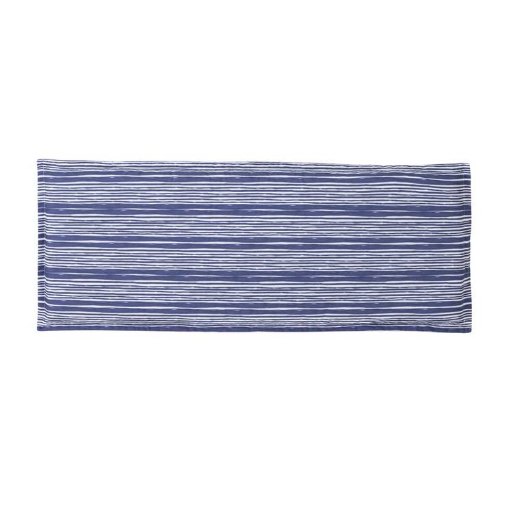 Argos Home Coastal Stripe Garden Bench Cushion - Blue 0