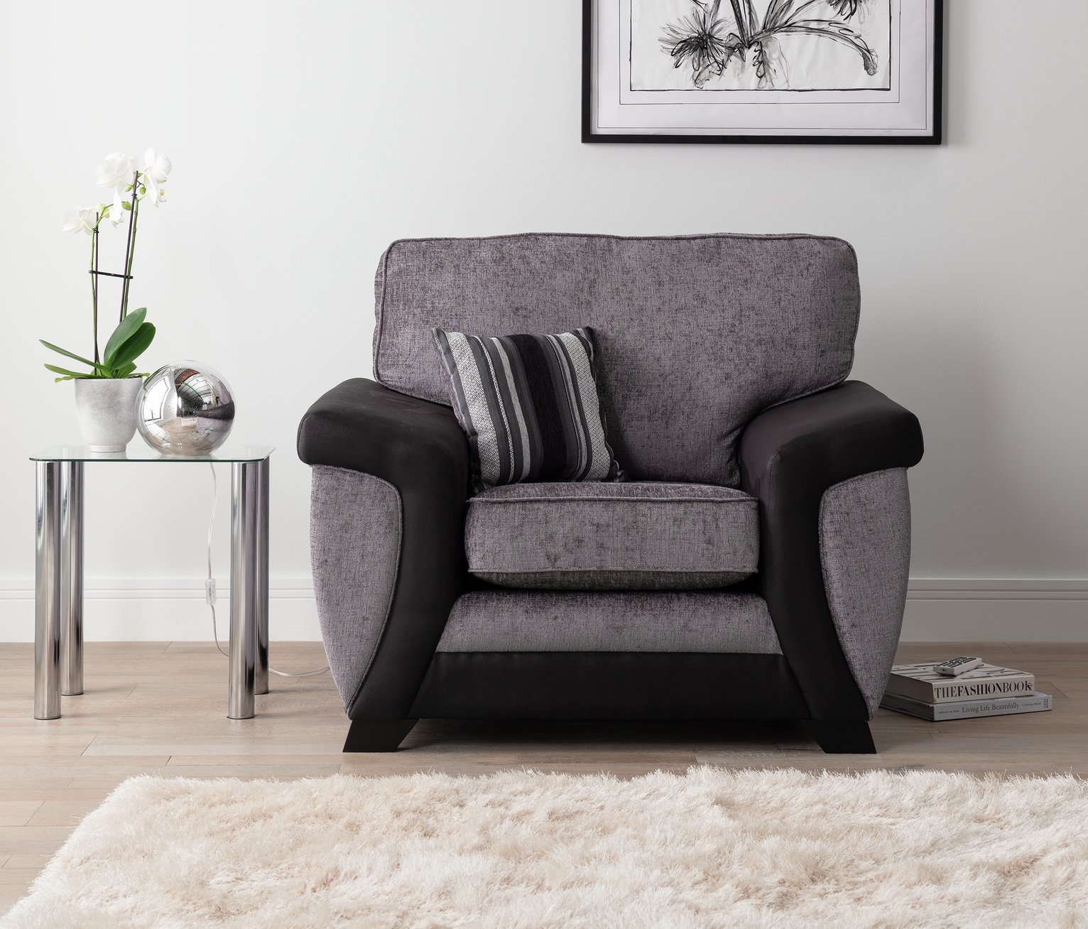 Argos Home Illusion Fabric Cuddle Chair Review