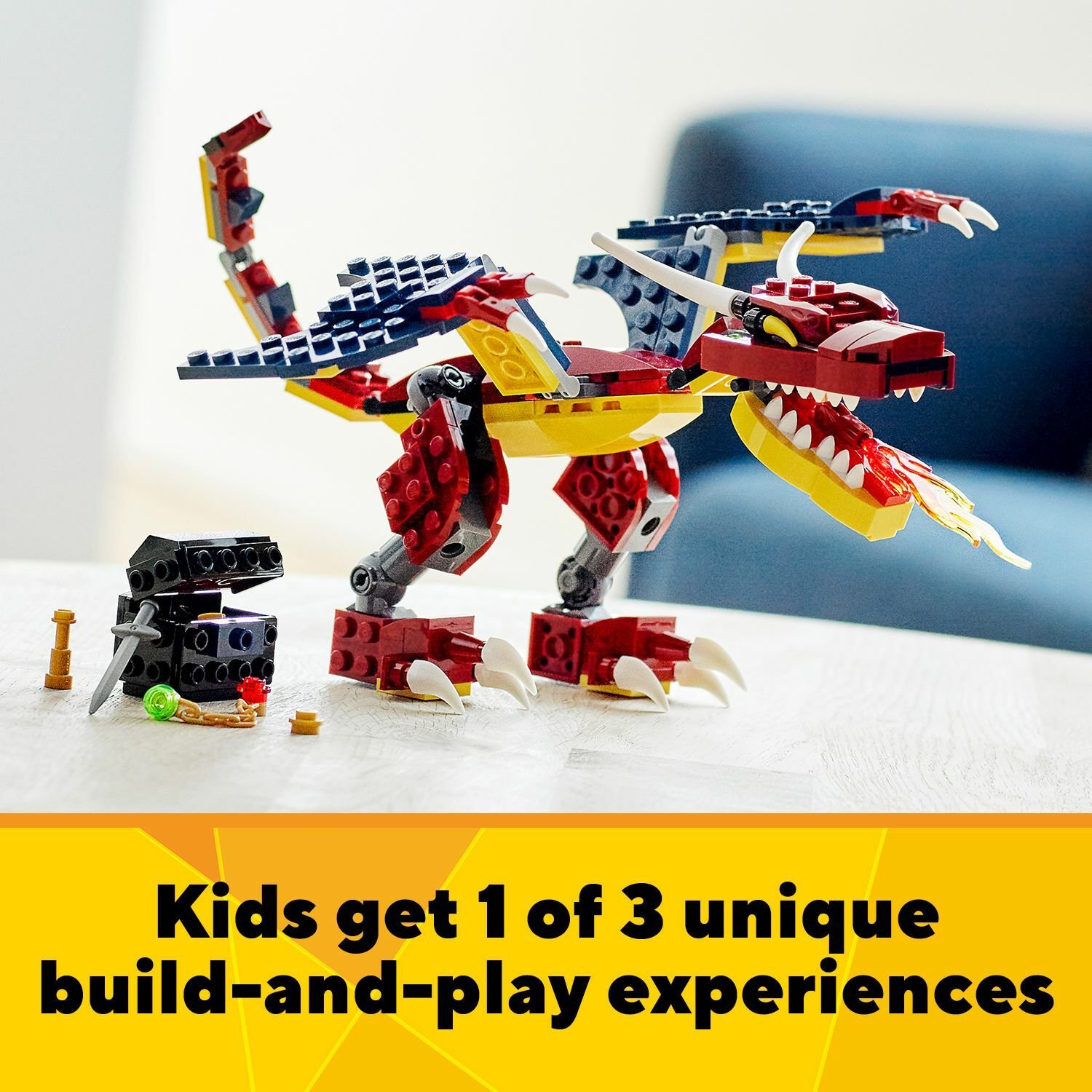 LEGO Creator 3-in-1 Fire Dragon Construction Set  31102 Review