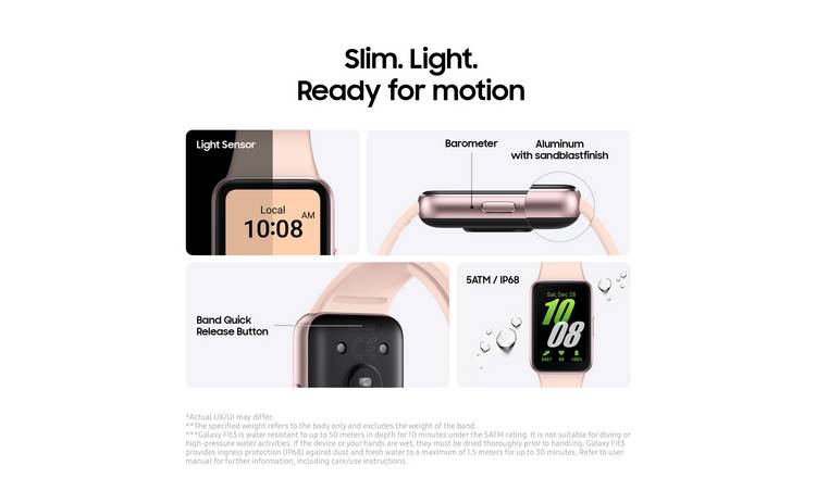 Samsung Galaxy Fit3 40mm Smart Watch - Pink Gold 7