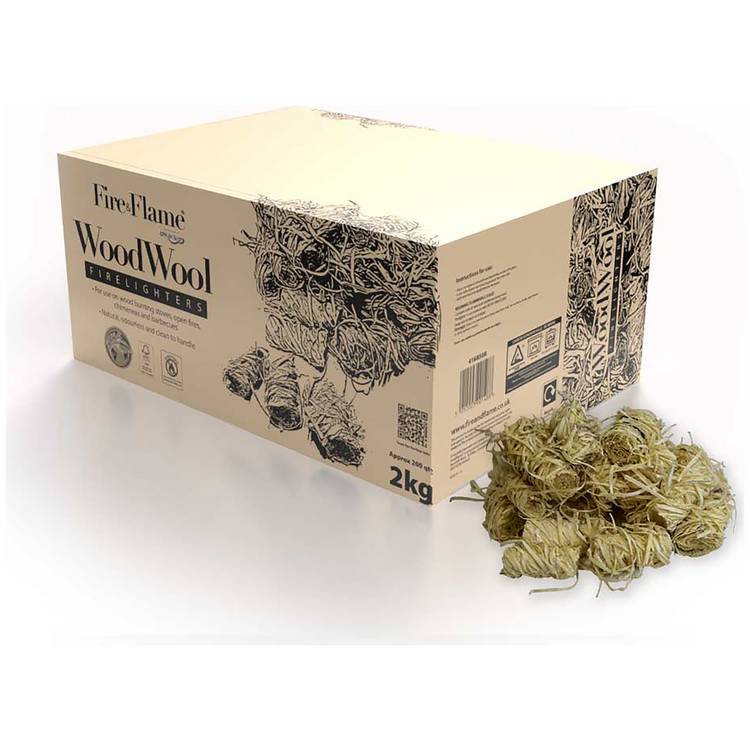 Fire and Flame Wood Wool - 2kg 0