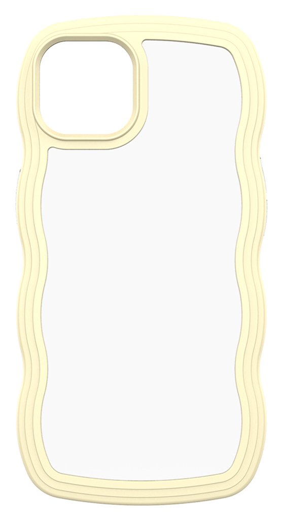 Proporta iPhone 15 Wavy Phone Case - Cream