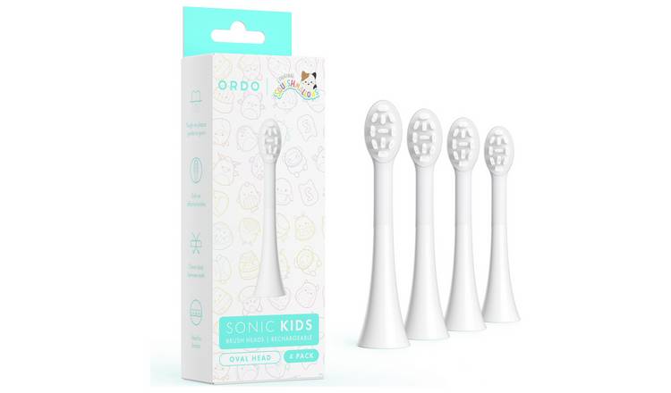 Ordo Sonic Kids Squishmallows Electric Toothbrush - 4 Pieces