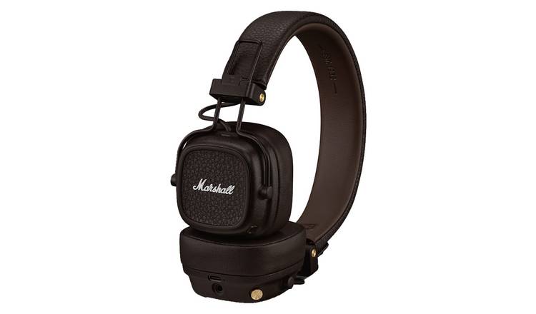 Marshall Major V Fold On-Ear Wireless Headphones - Brown