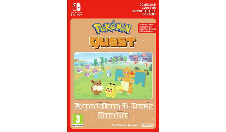 Pokemon Quest: Expedition 3-Pack Bundle - Switch Game DLC