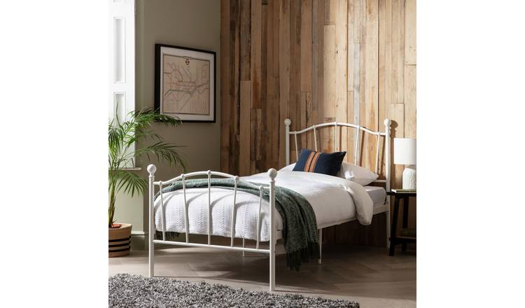 Buy Habitat Fleur Single Metal Bed Frame - White | Bed ... Buy Habitat Fleur Single Metal Bed Frame - White | Bed ... Steel Frame Homes Near Me