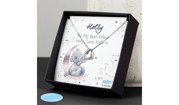 Personalised Memento Sterling Silver Necklace With Box