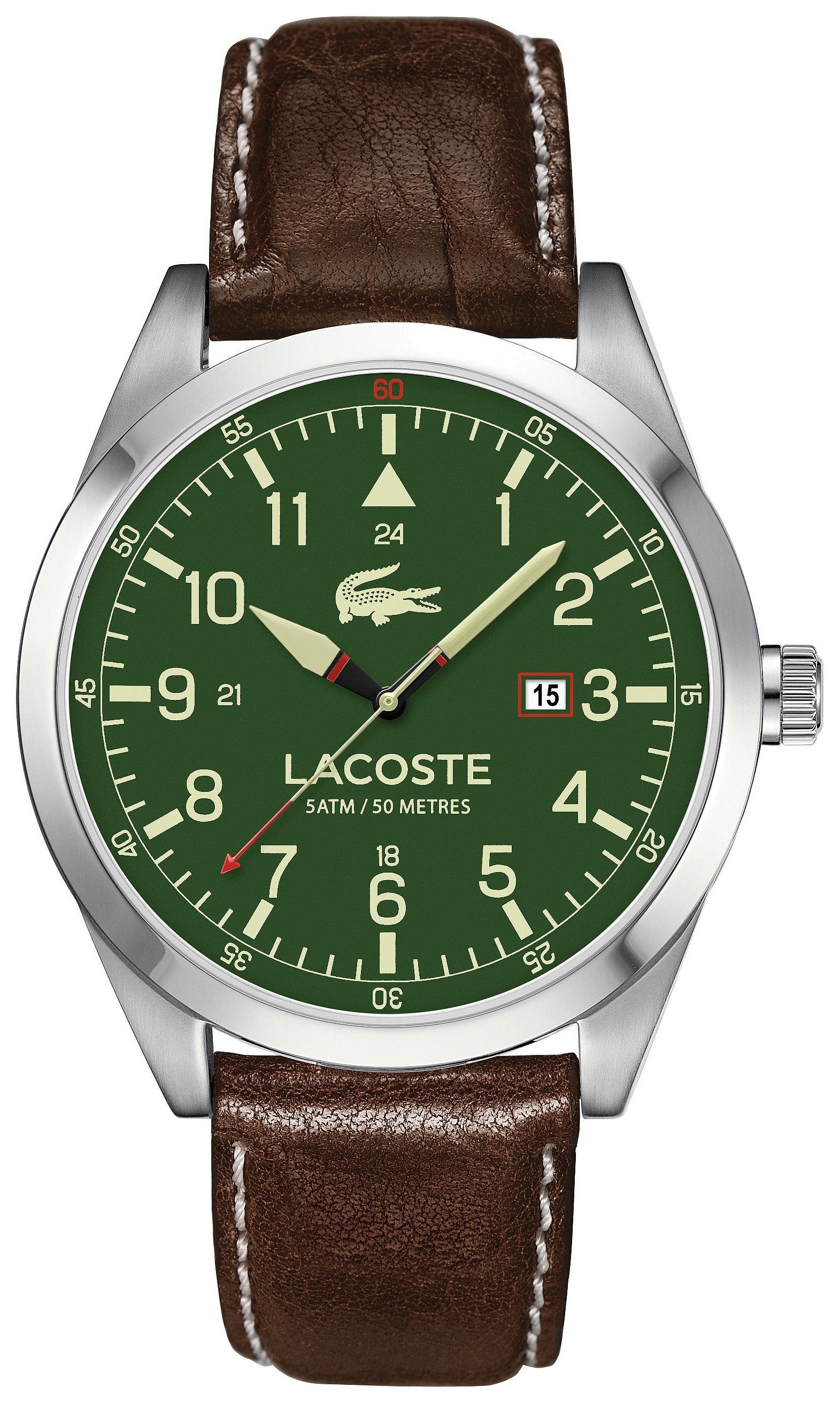 Lacoste Montreal Men's Brown Leather Strap Watch Review