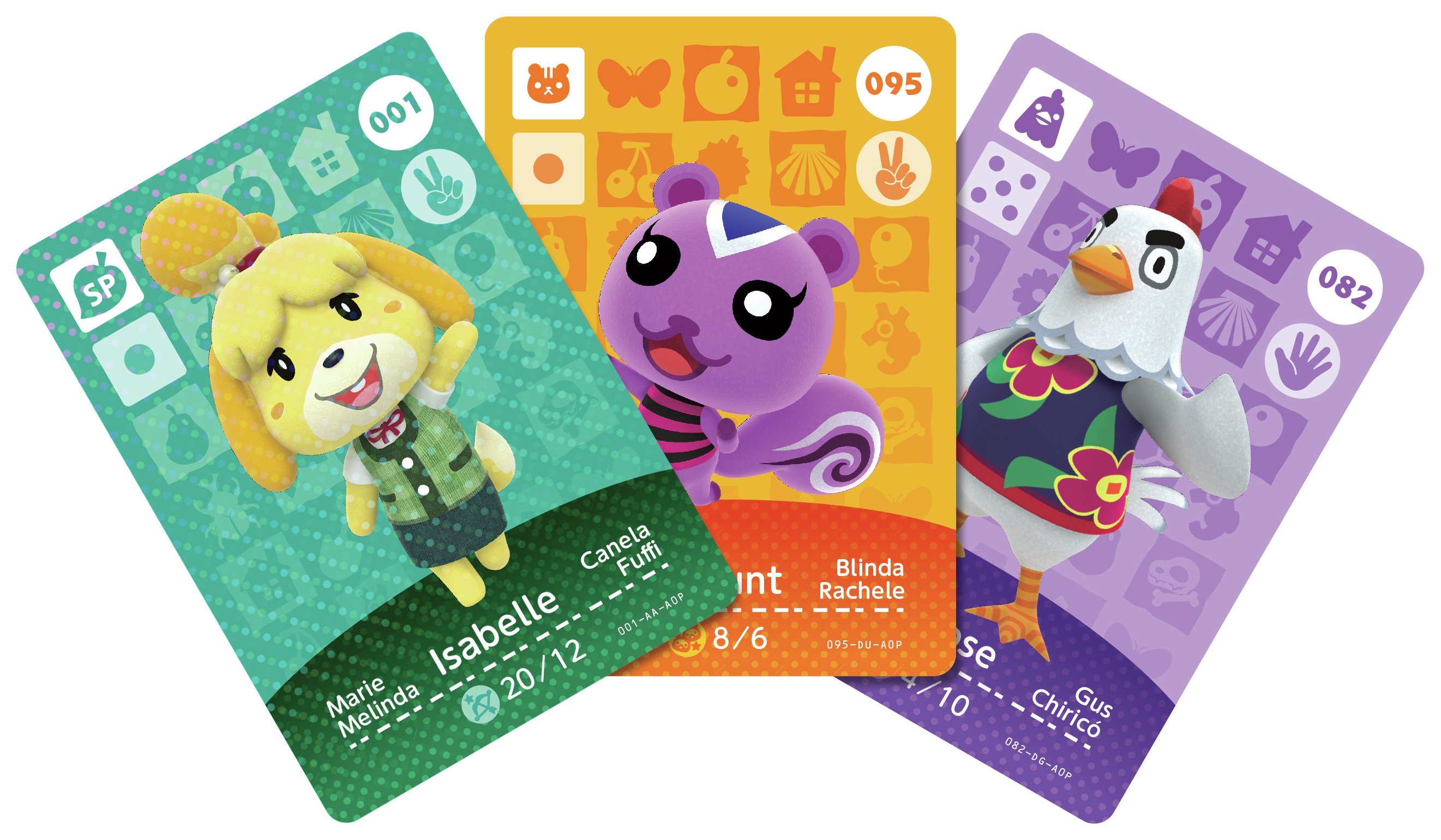 Animal Crossing Happy Home Designer NFC Cards Wave 1