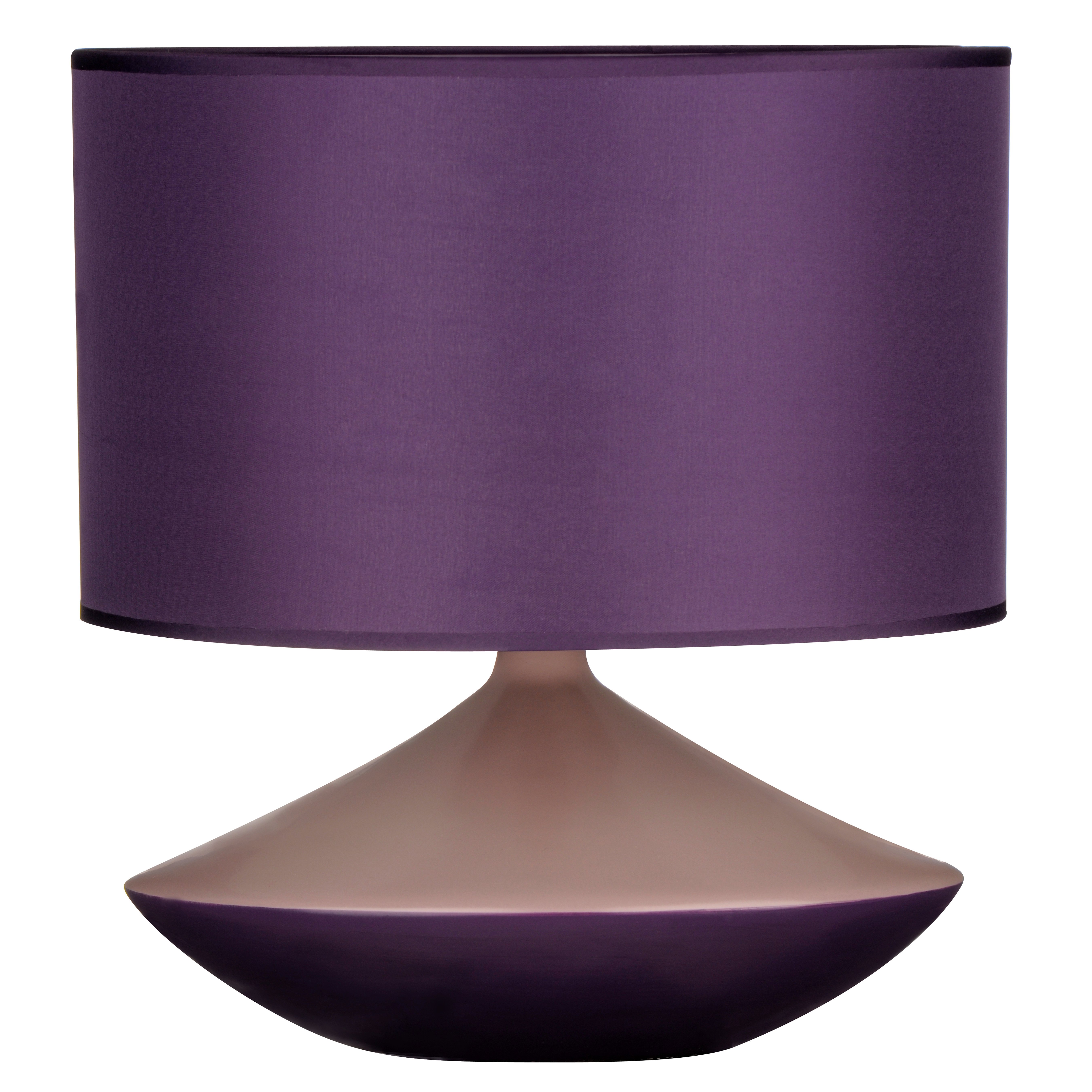 Ceramic Table Lamp - Purple