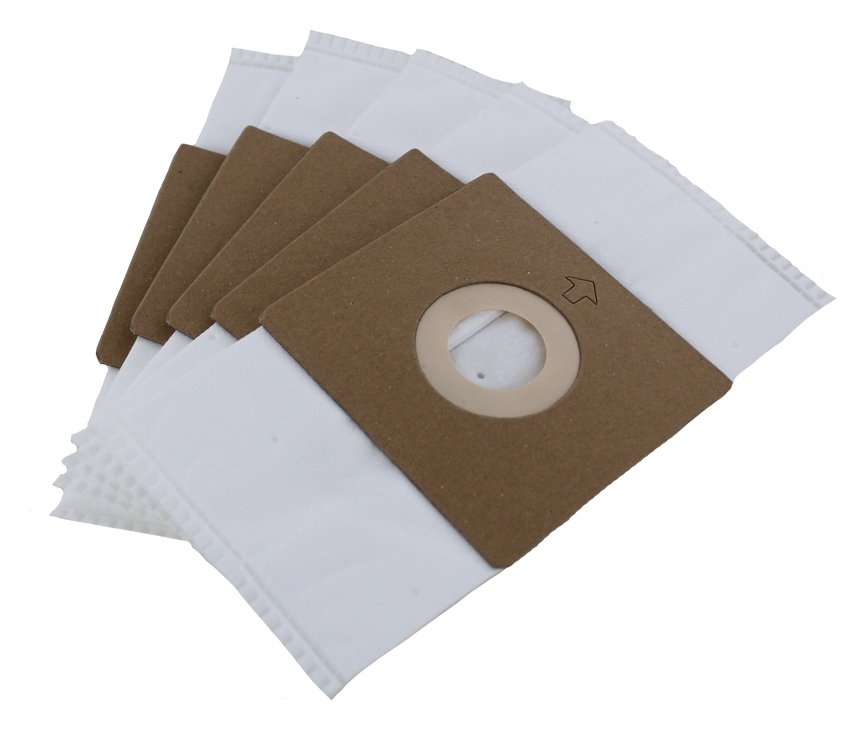 Compact Bagged Cylinder Vacuum Cleaner Dust Bags - 5 Pack