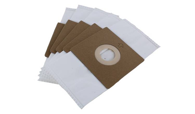 Compact Bagged Cylinder Vacuum Cleaner Dust Bags - 5 Pack