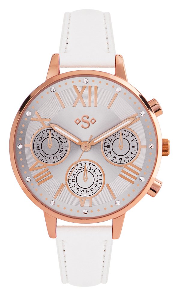 Spirit Ladies White Strap Watch