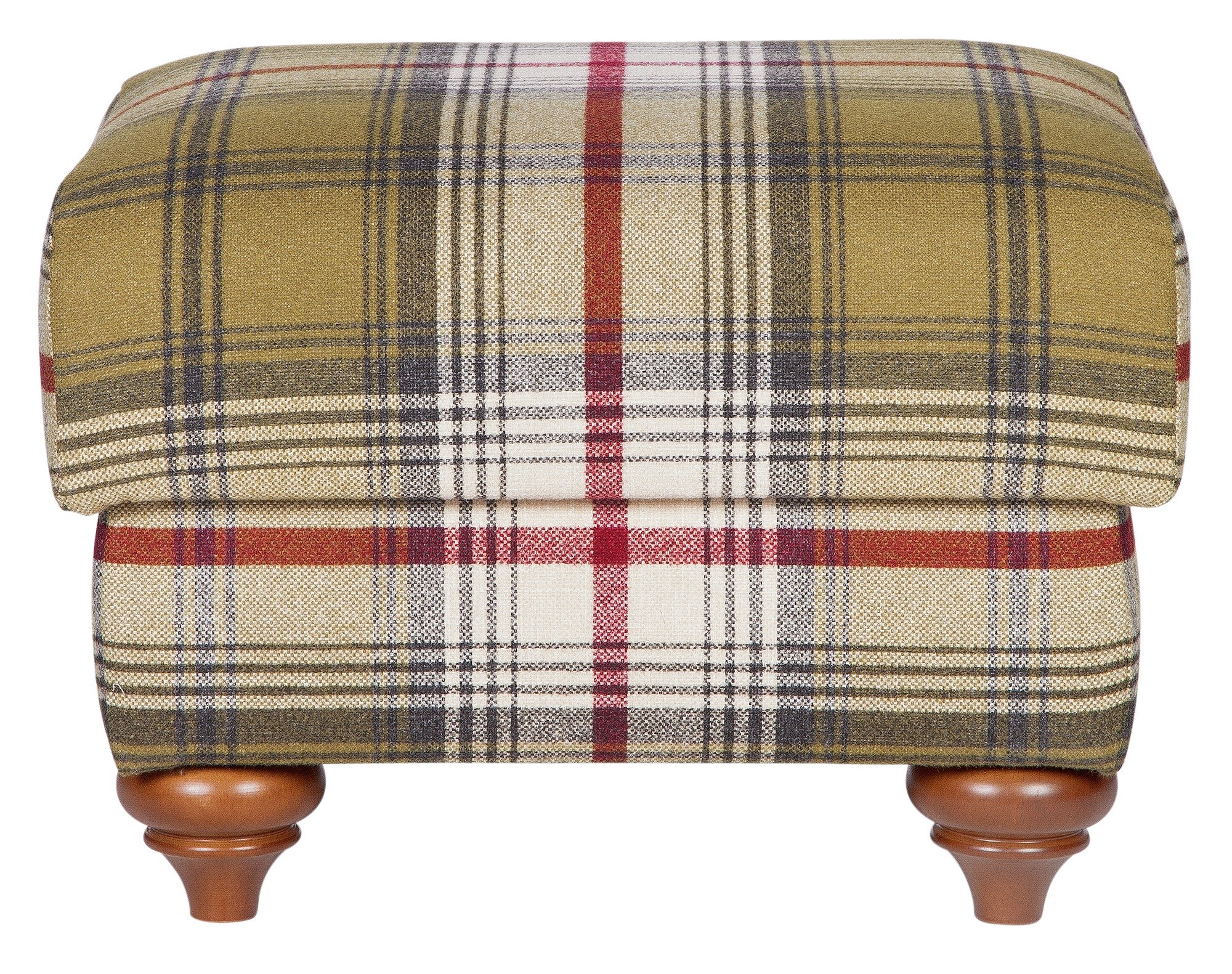 Argos Home Argyll Fabric Storage Footstool - Tartan