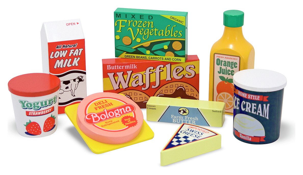 argos wooden play food