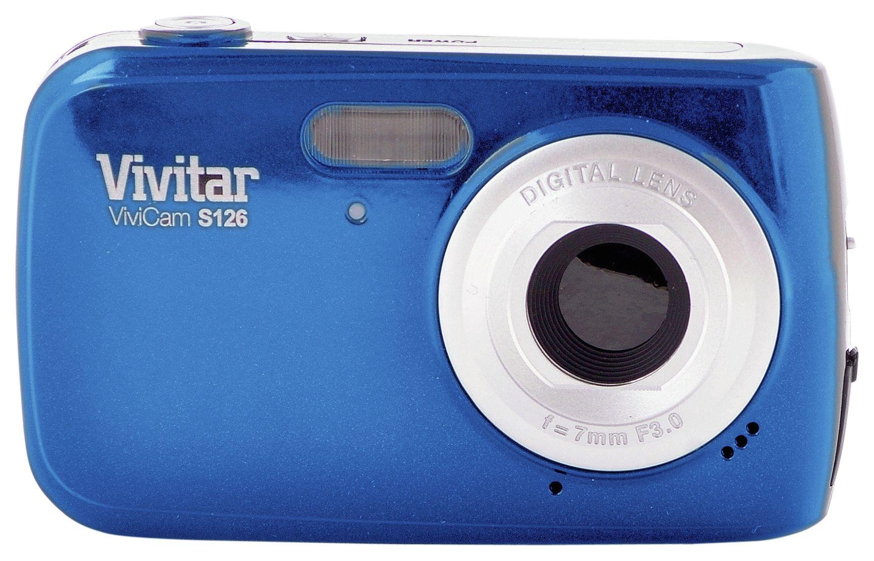 Vivitar S126 16MP 4x Zoom Compact Digital Camera - Blue