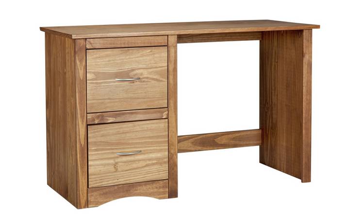 Buy Argos Home Chester Office Desk Dark Pine Office Furniture