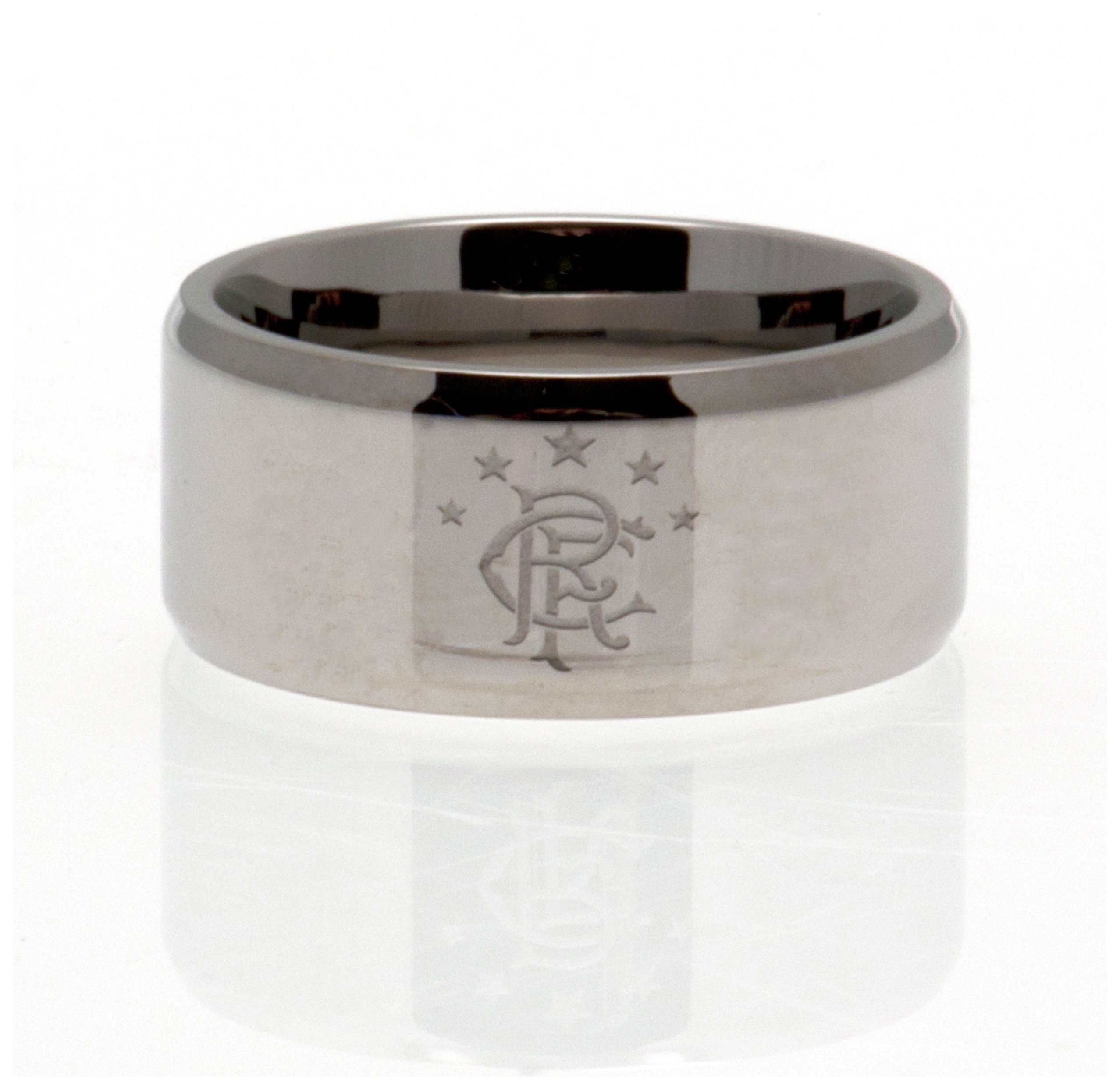 Stainless Steel Rangers Ring - Size R