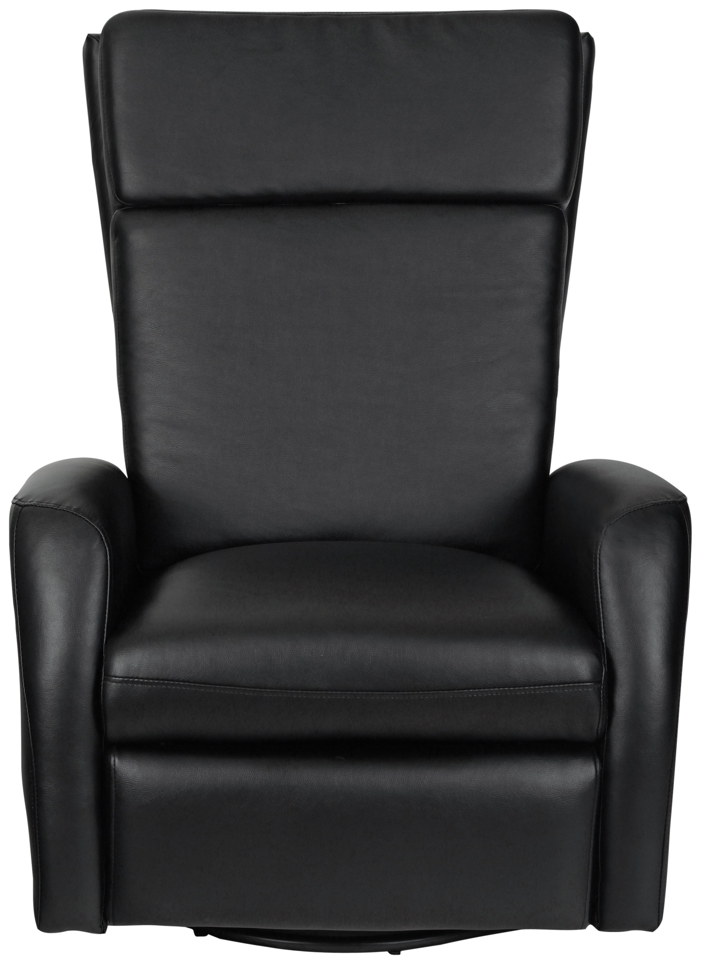 Argos Home Rock-R-Round Faux Leather Recliner Chair - Black (4189855