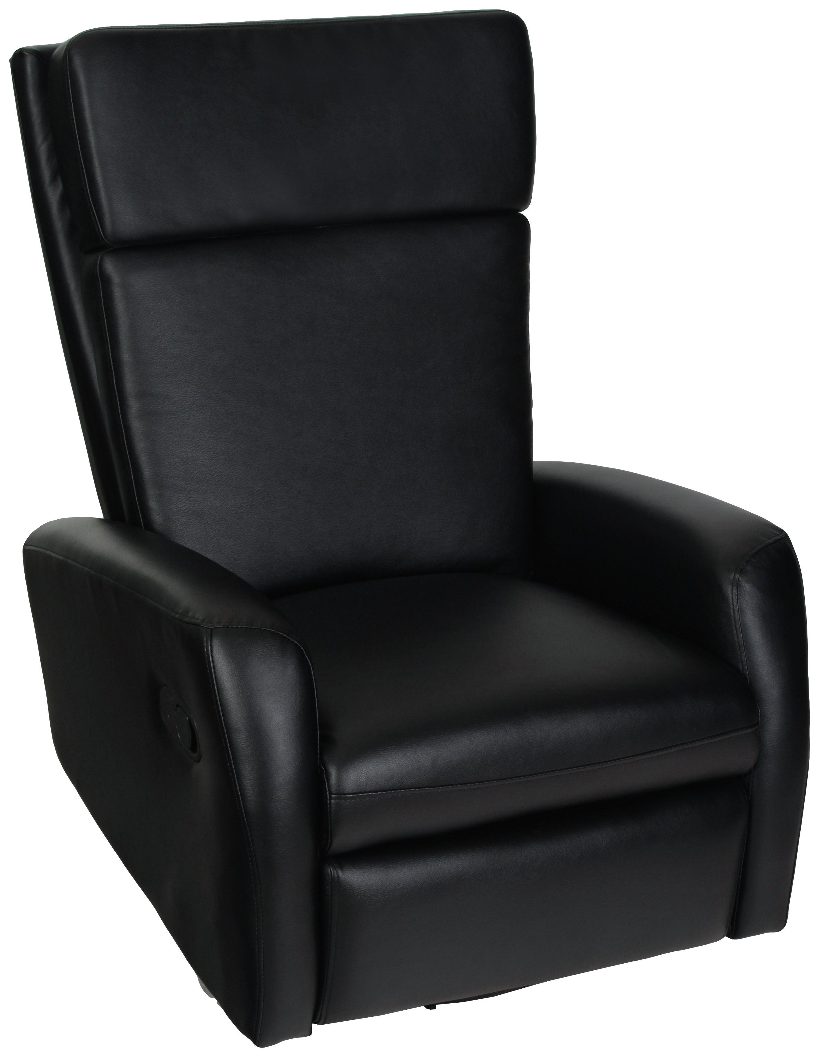 Argos Home Rock-R-Round - Leather Eff - Recliner Chair - Black Reviews