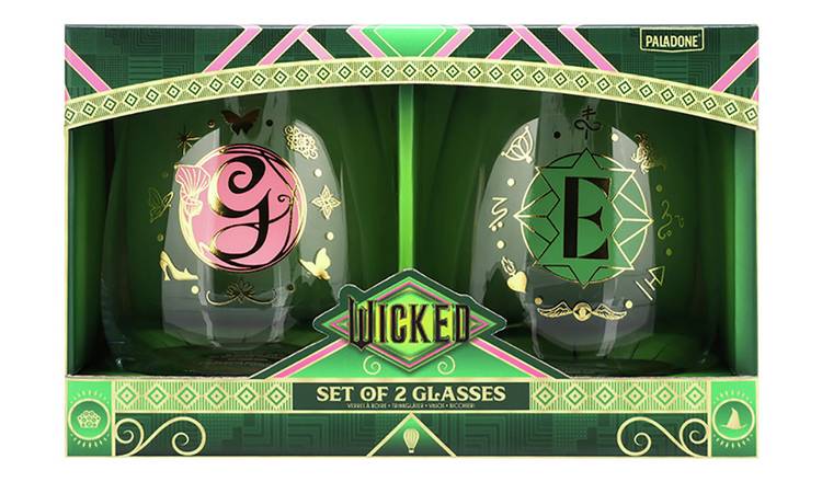 Wicked Set of 2 Tumbler Glasses