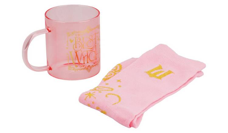 Wicked Glass Mug And Socks Gift Set