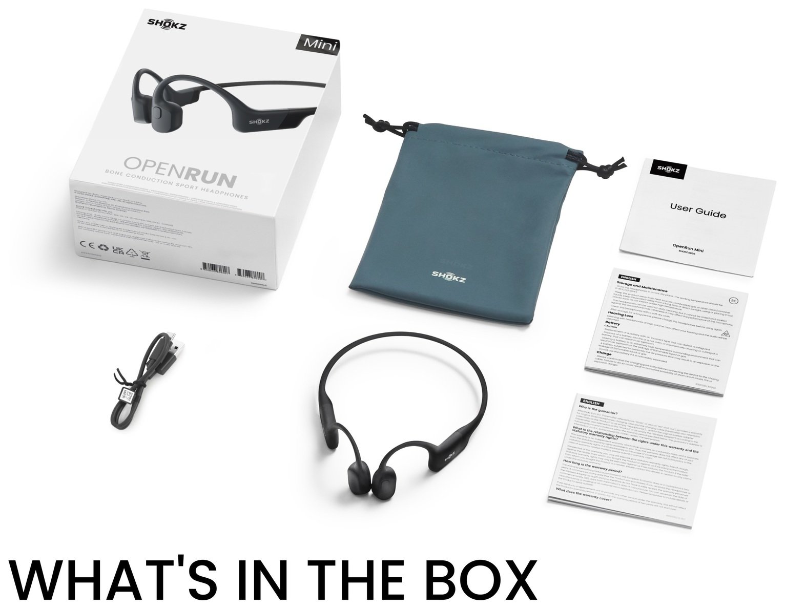 Buy Shokz OpenRun Mini Wireless Bluetooth Headphones - Black