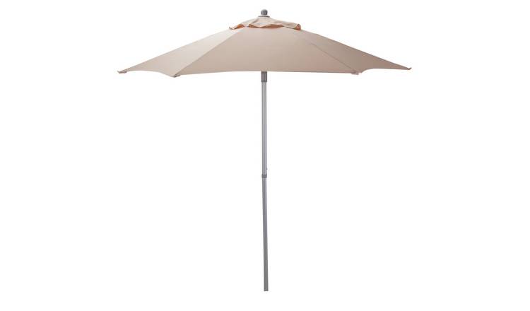 bende Onweersbui Discriminerend Buy Argos Home 2m Garden Parasol - Cream | Garden parasols and bases | Argos